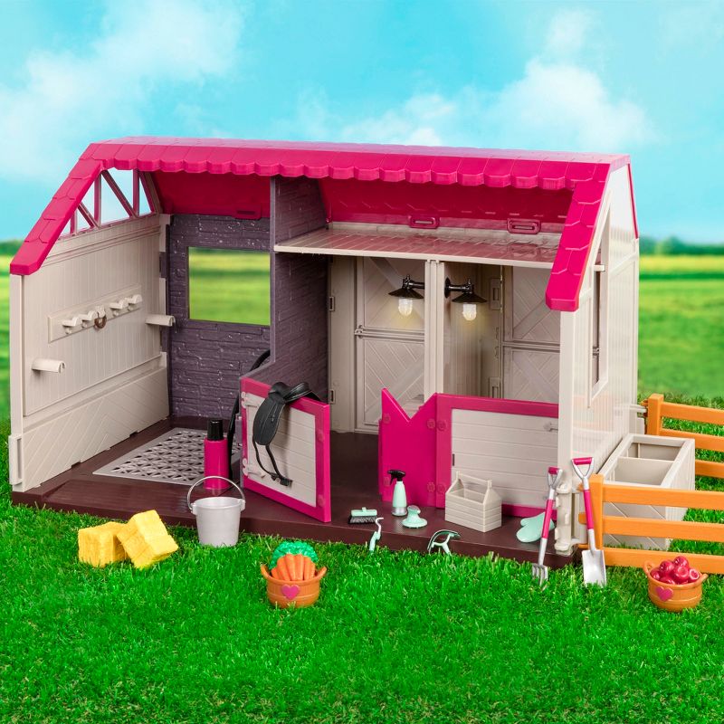 Lori Horse Haven - Barn & Stable for 6-inch Mini Dolls