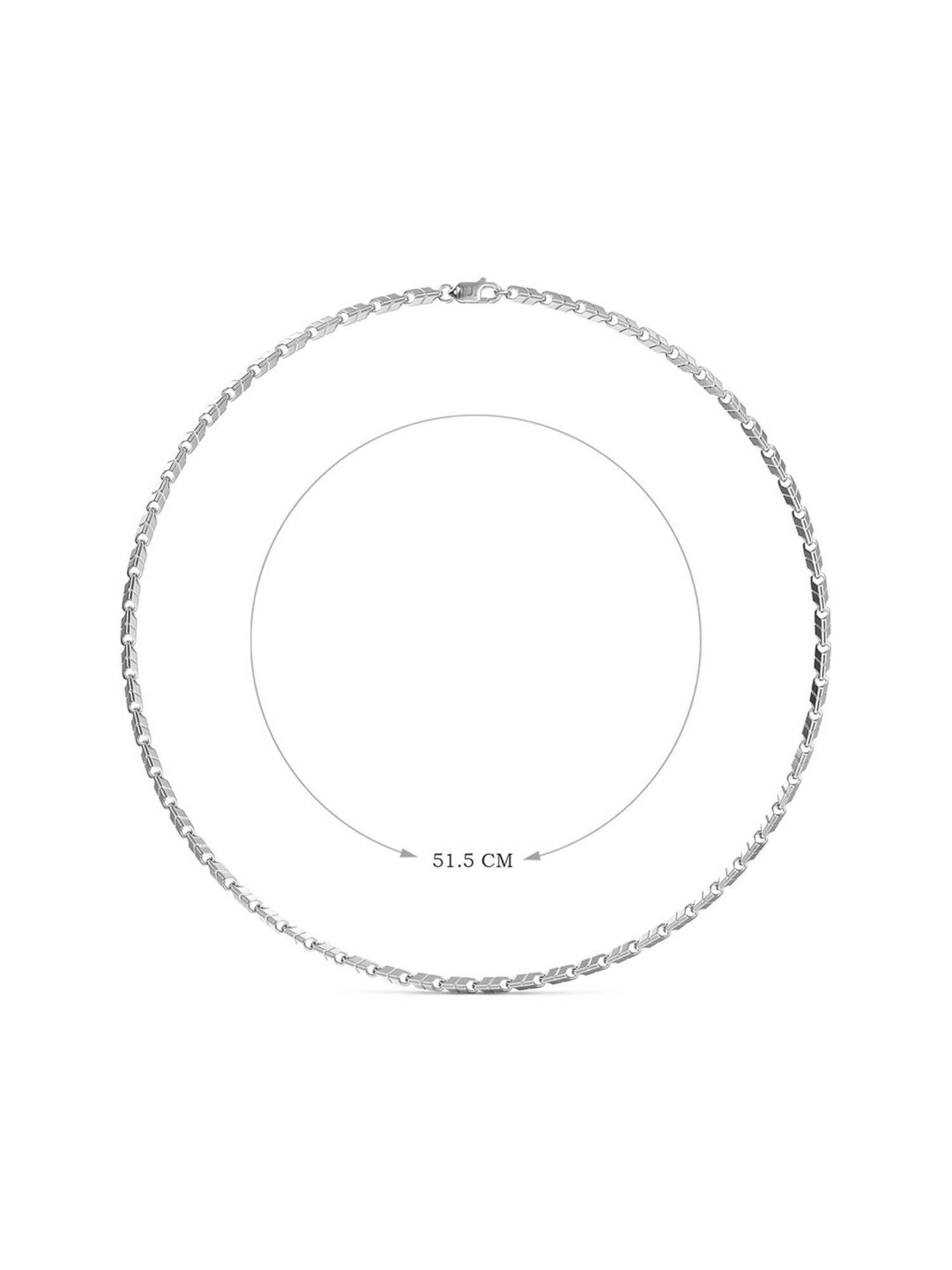 Taraash 92.5 Sterling Silver Chain