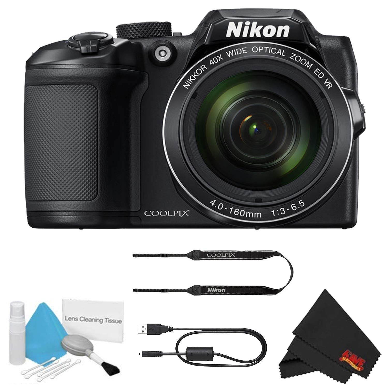 Nikon COOLPIX B500 Digital Camera (Black) Basic Kit