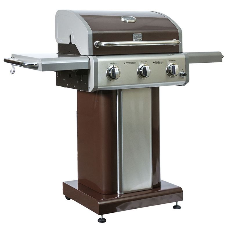 Kenmore 3-Burner Pedestal Gas Grill PG-4030400 Brown
