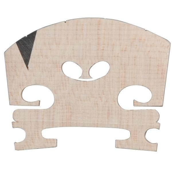 Carlo Robelli Fitted Violin Bridge with Ebony Insert (4/4)