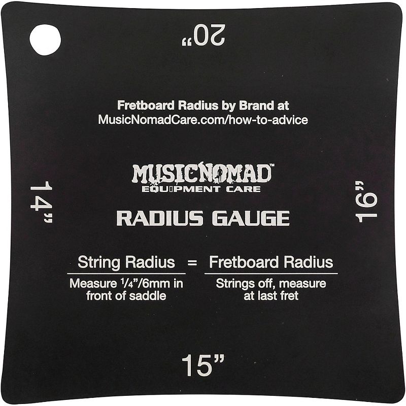Music Nomad Precision Radius Gauge Set - 2 Pak