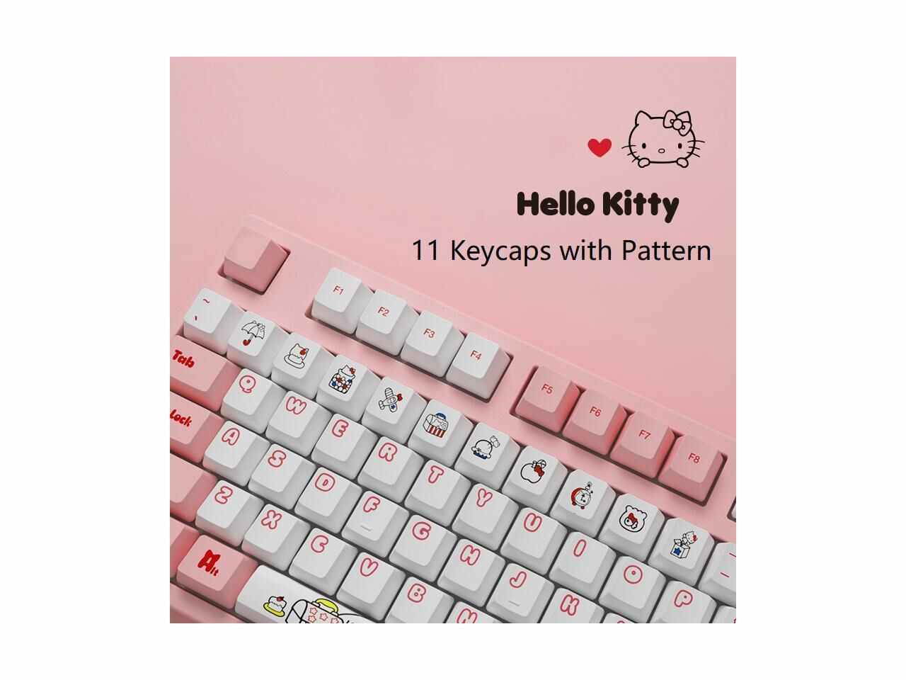 Glorious Modular Mechanical Gaming Keyboard (GMMK)- Barebone Edition (DIY Assembly Required) (Full Size, Black) + Glorious Black Aura Keycaps (Bundle)