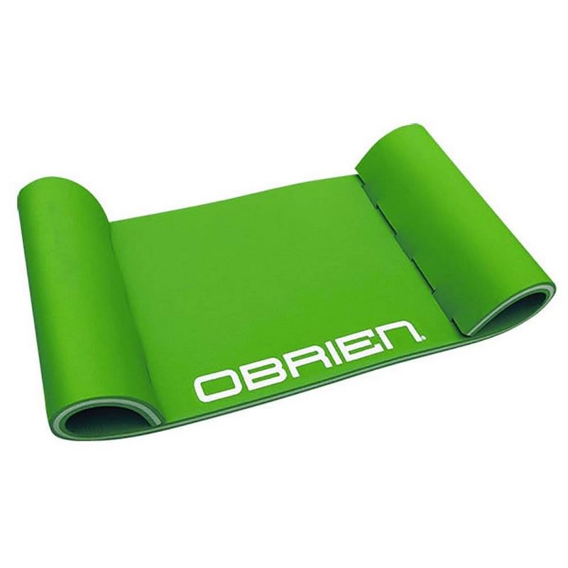 OBrien Foam Water Hammock 78 x 24 In. Pool or Lake Floating Lounge Pad, Green