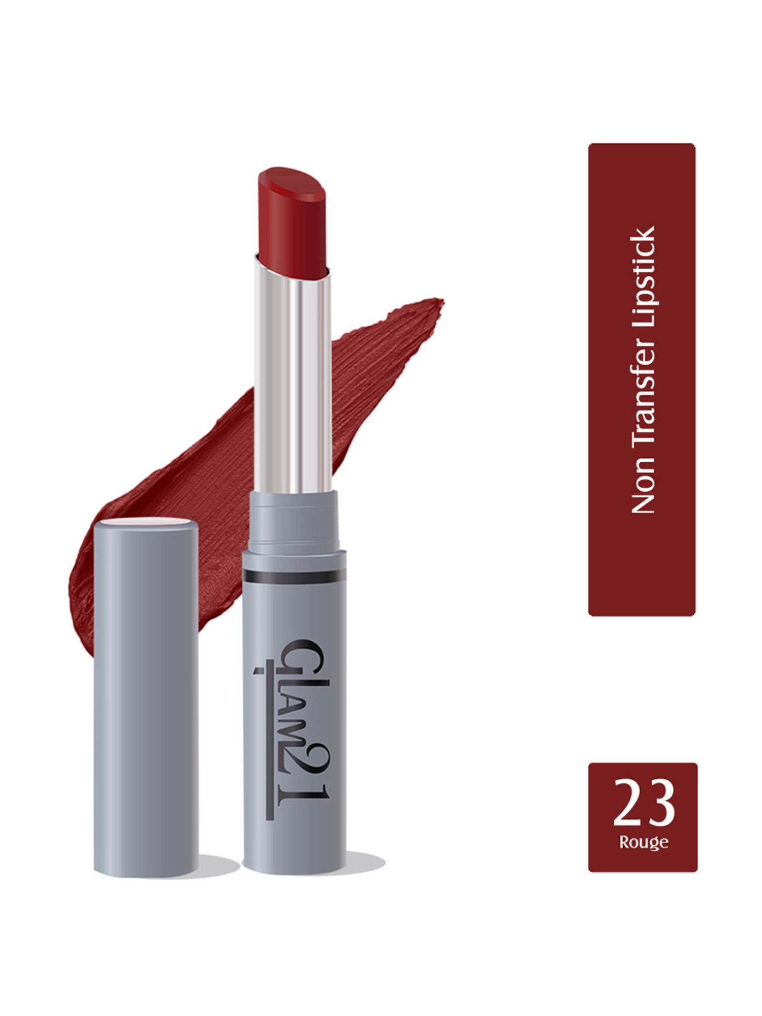 Glam21 Non Transfer Lipstick 23 Rouge - 2.8 gm