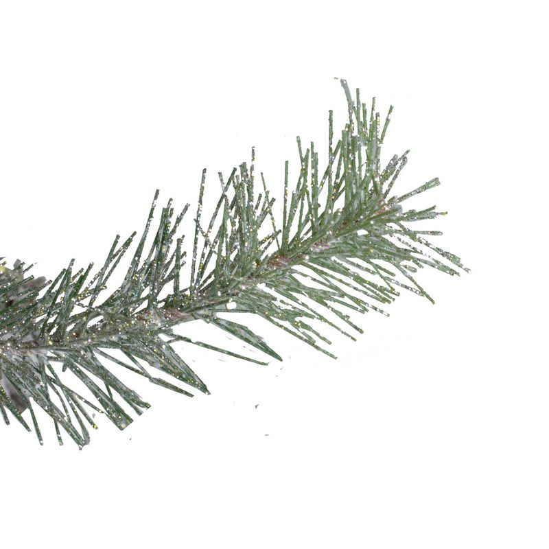 Napa Home & Garden 2' Unlit Artificial Christmas Tree Vintage Glitter Pine with Burlap Base