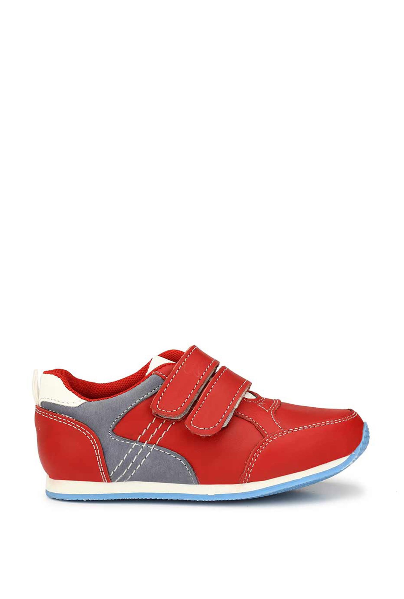 Tuskey Kids Red Leather Sneakers