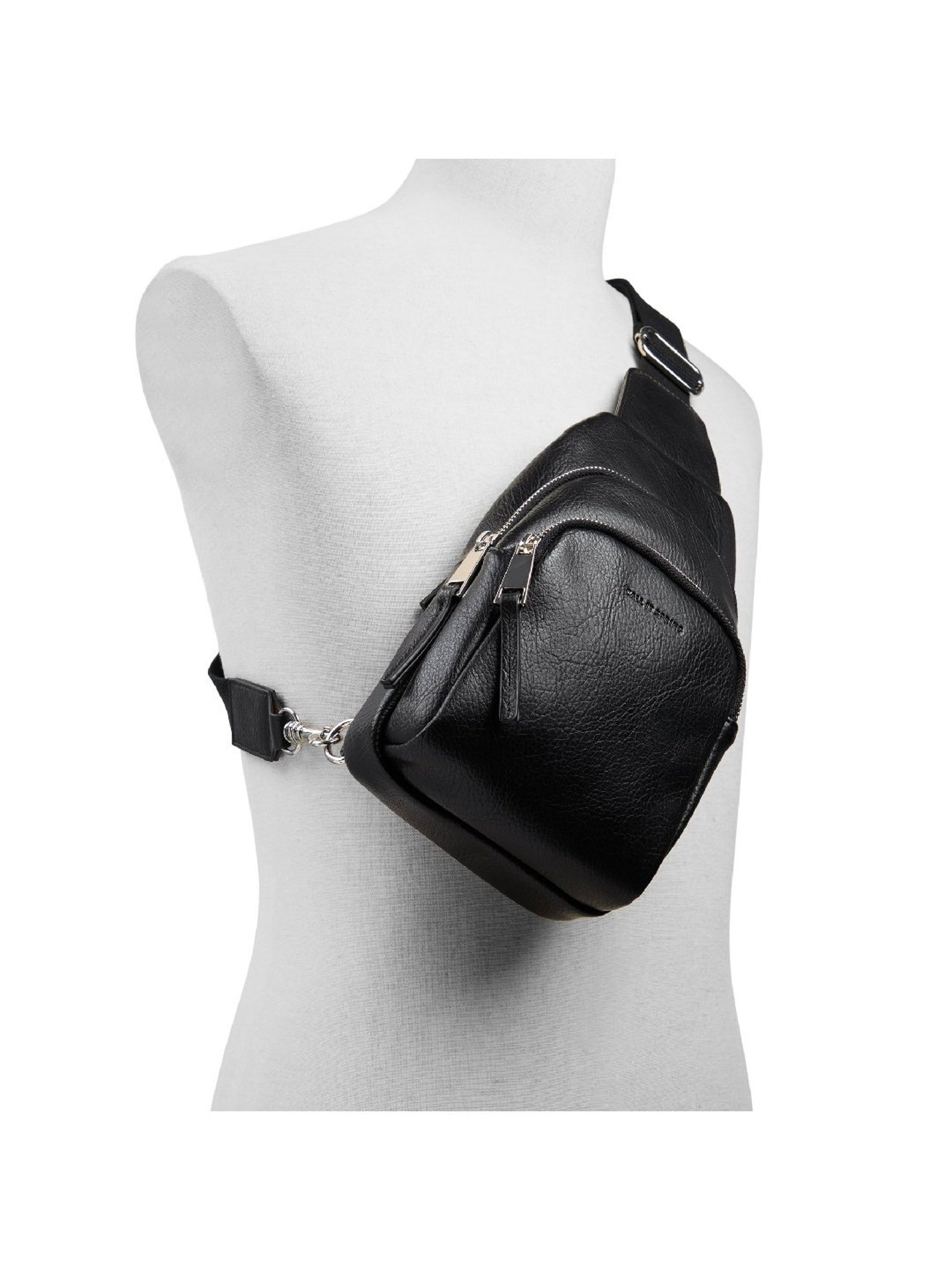 Call It Spring Black Solid Small Cross Body Bag