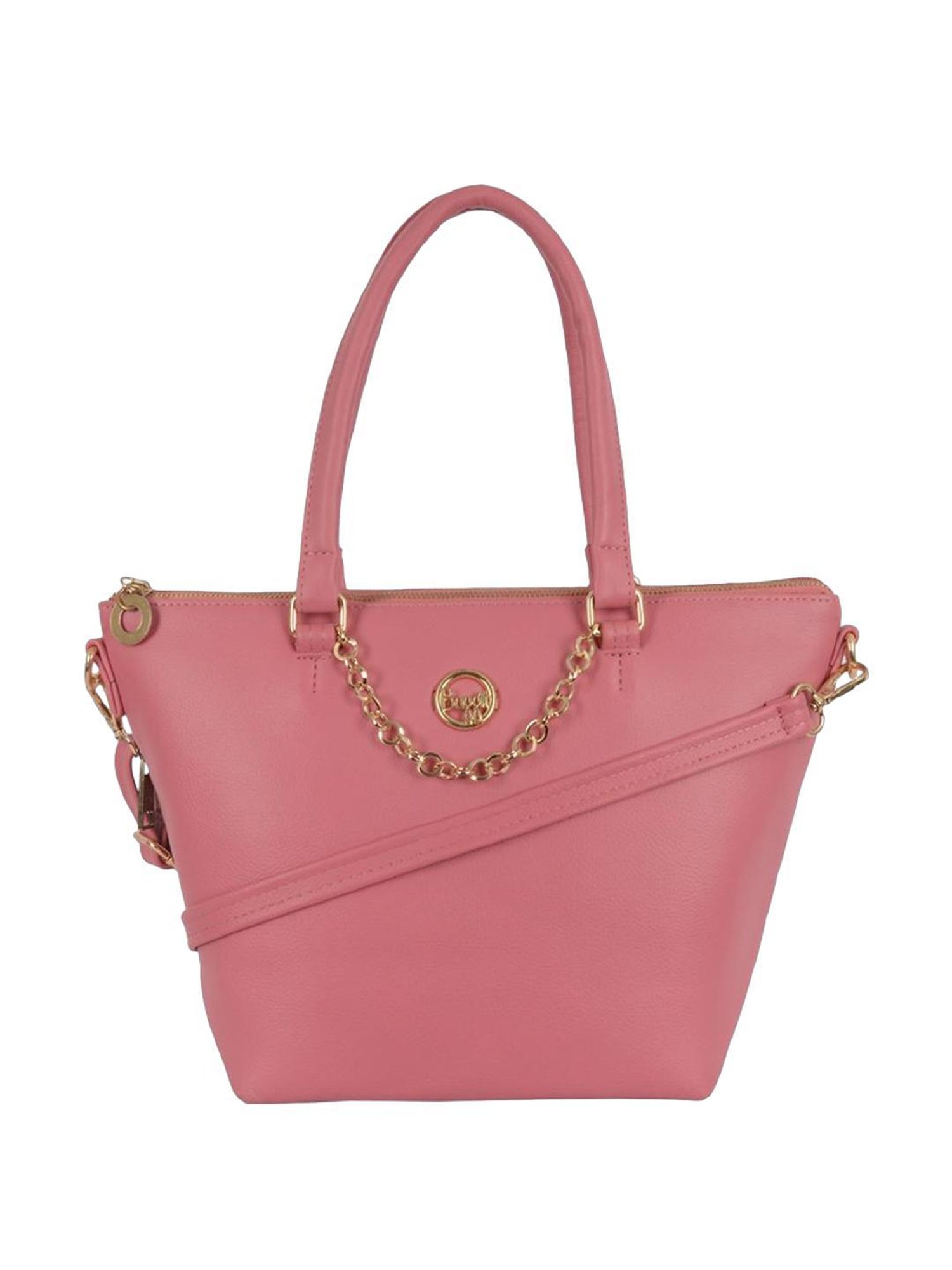 Tohl Avon Black Solid Medium Handbag