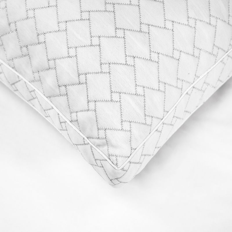 SensorPEDIC Wellness Collection Supportive Memory Foam Cluster Pillow with Charcoal-Infused Cover