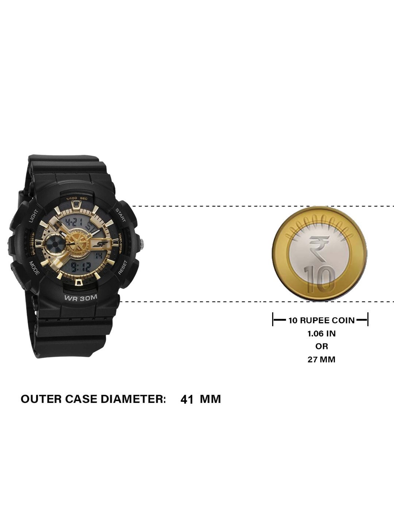 Sonata 77137PP02 Analog-Digital Watch for Men