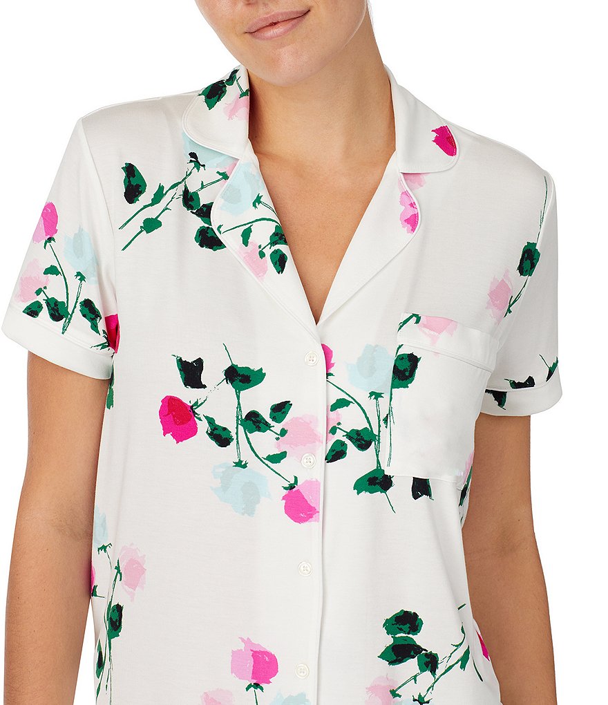 Lauren Ralph Lauren Classic Notch-Collar Sateen Coordinating Pajama Set