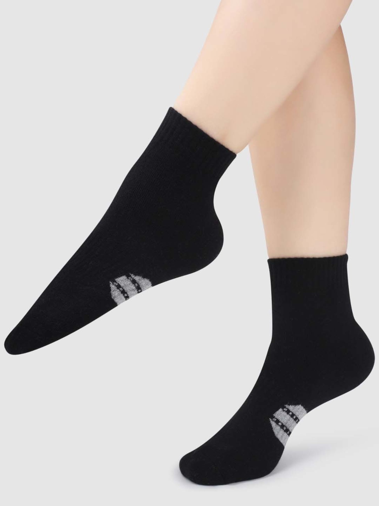 NEXT2SKIN Assorted Color Cotton Ankle Socks - Pack Of 6