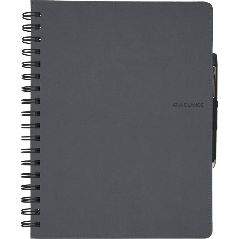 Mead Notebook Double Wire Bound 7-3/4"Wx9/10"Lx9-1/2"H Gray 8CPT5606