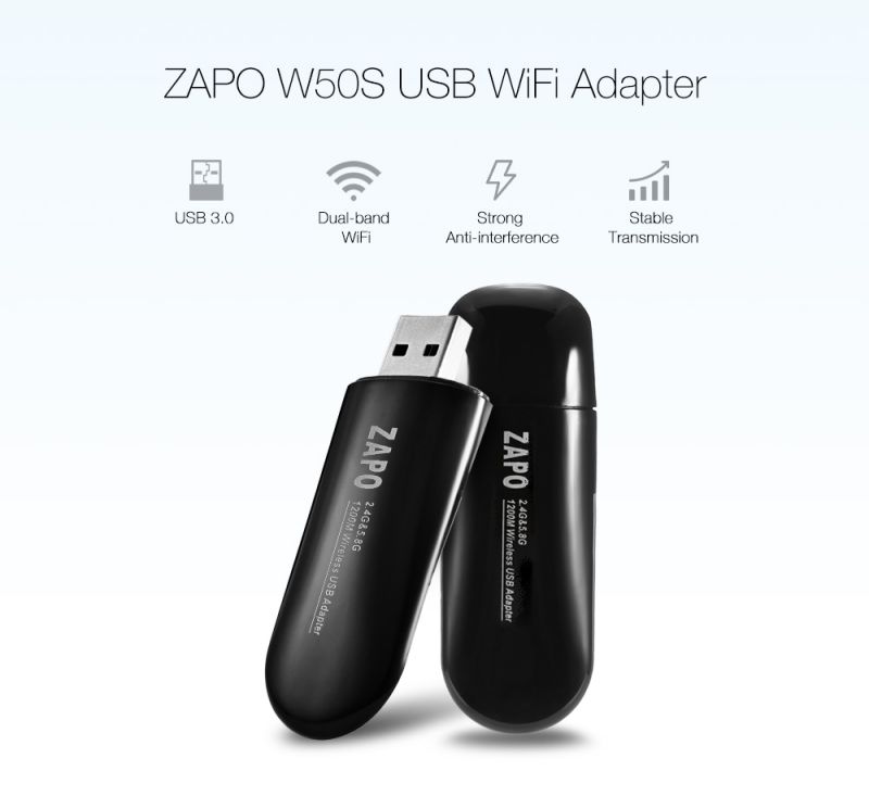 802.11AC Dual Band 2.4G/5G Wireless USB3.0 Wifi Adapter 1200Mbps USB Wifi Dongle support Windows Mac 2DBi Antenna Wifi Receiver for desktop laptop PC