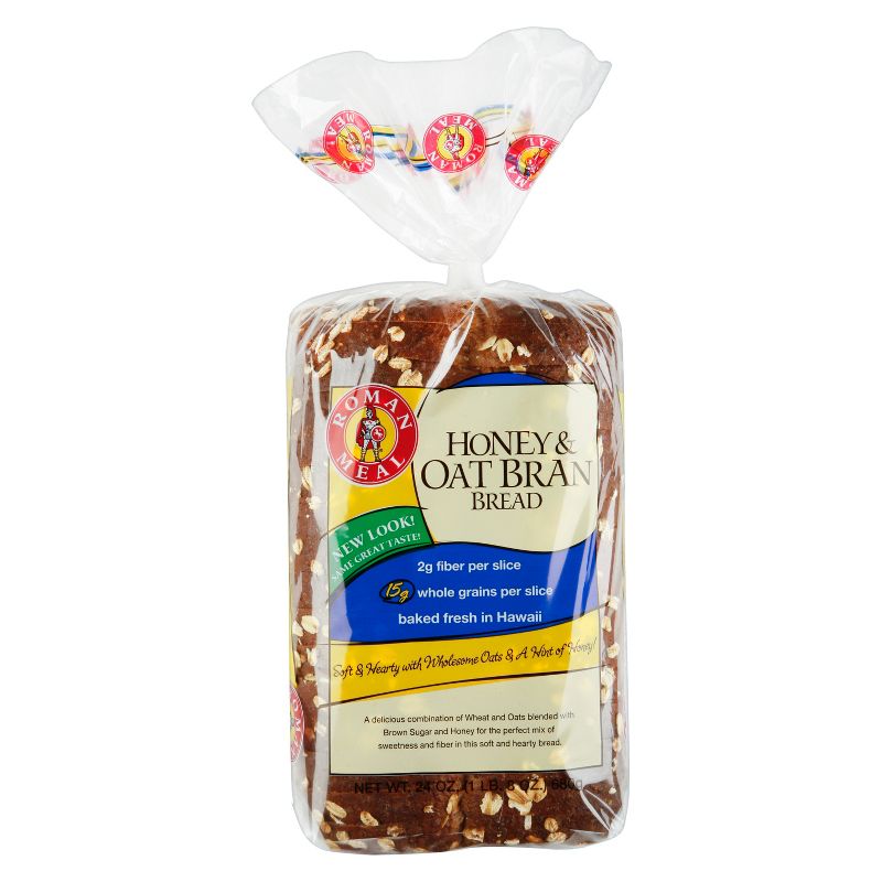 Roman Meal Oat Bran Bread - 24oz