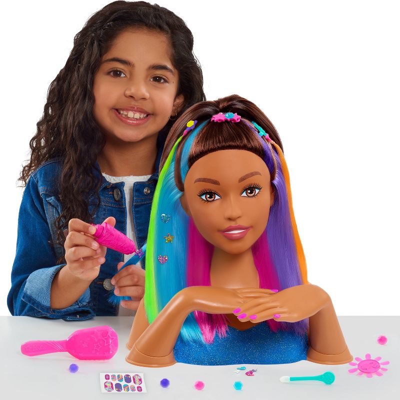 Barbie Rainbow Sparkle Deluxe Styling Head