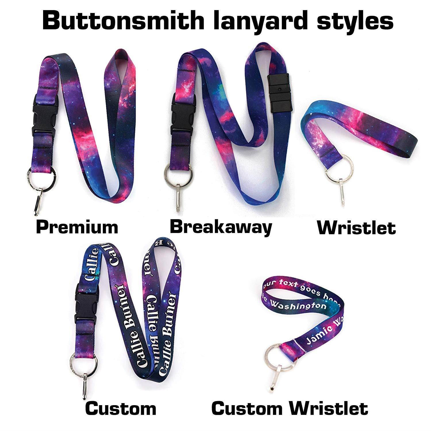 Buttonsmith Nebula Premium Wristlet - Made in USA