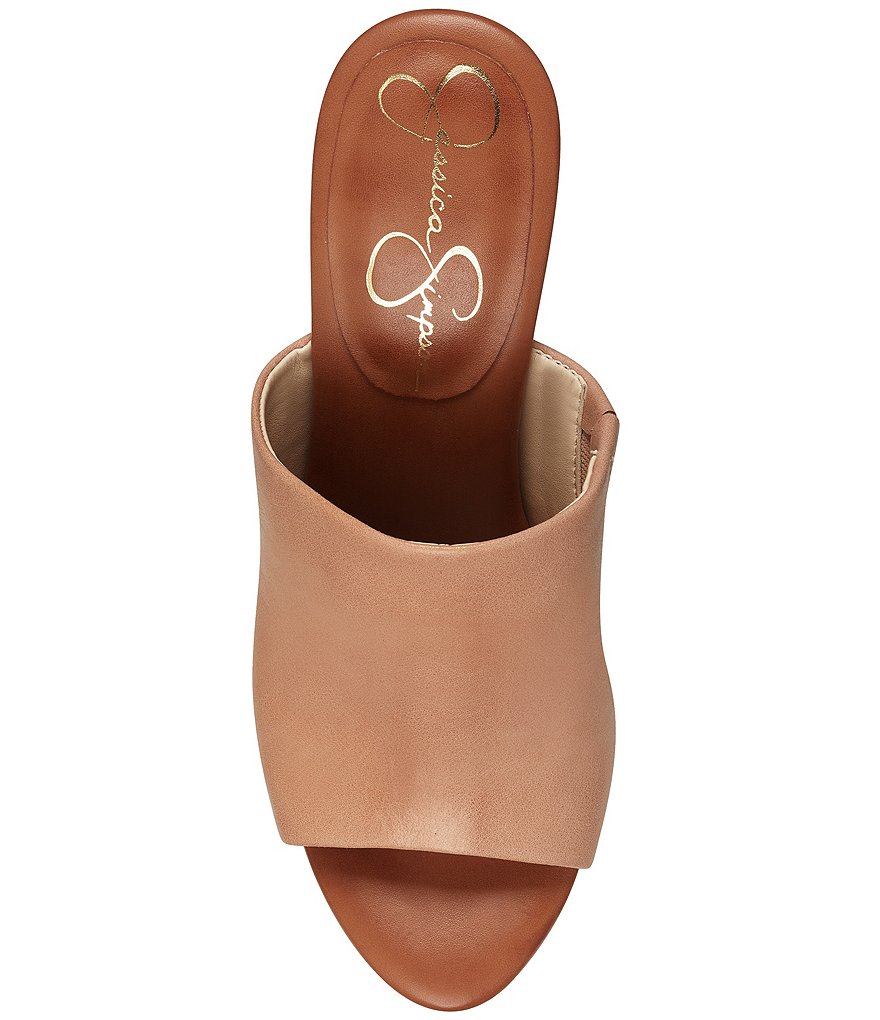Jessica Simpson Shelbie Platform Heeled Slides