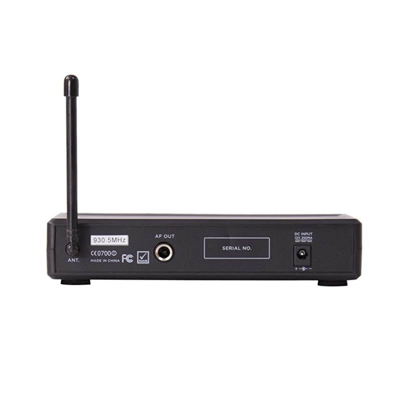UHF01MF2 Professional Audio DJ Equimpent Superior Single Channel Wireless UHF System and Handheld Microphone with 150ft Opereating Range