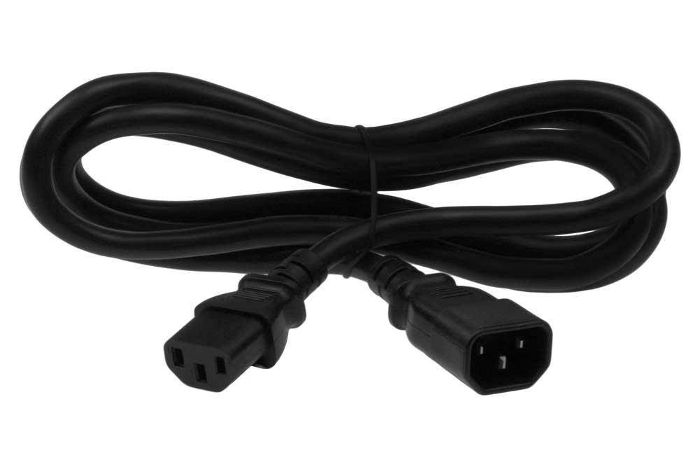 SF Cable, 3ft 14 AWG C13 to C14 Power Cord Extension (IEC320 C13 to IEC320 C14) SJT 15 Amp 250V