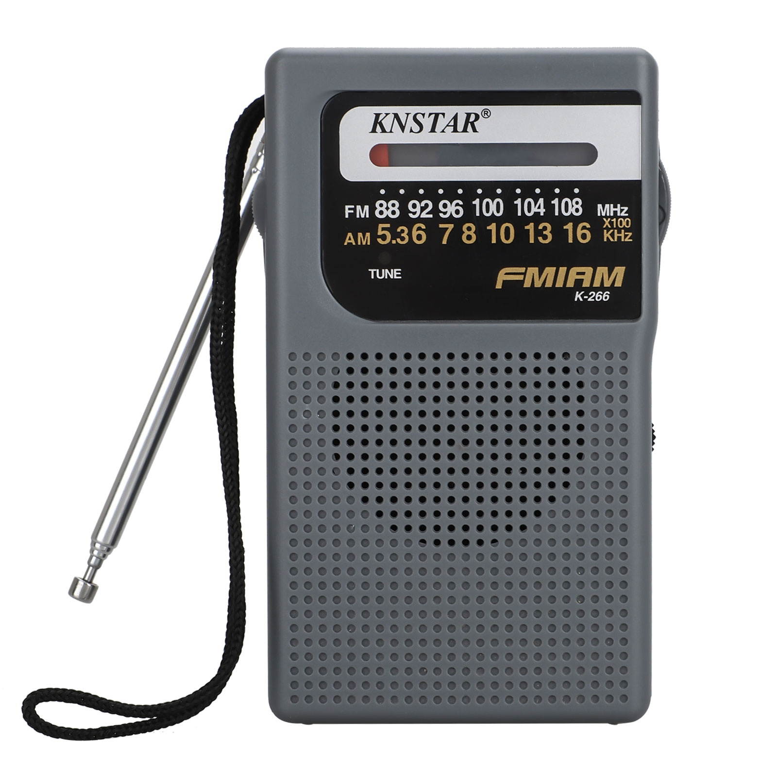 Portable AM FM Radio w/Pointer Sound MP3 Player Rechargeable Recorder Timer
