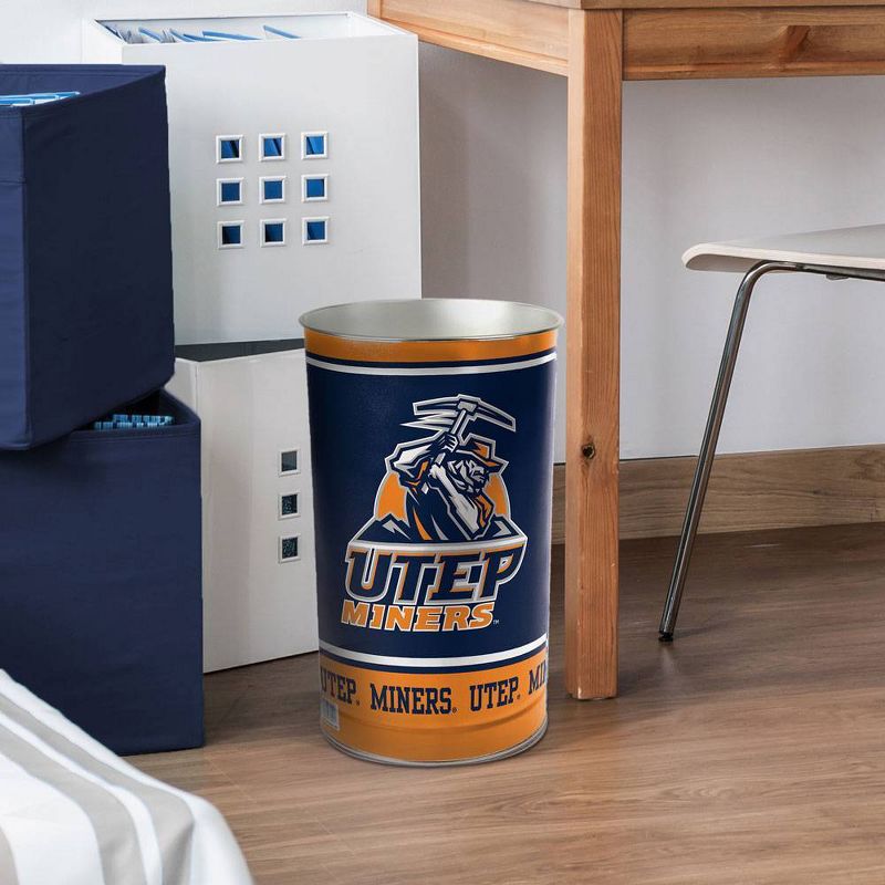 NCAA UTEP Miners Tin Trash Can