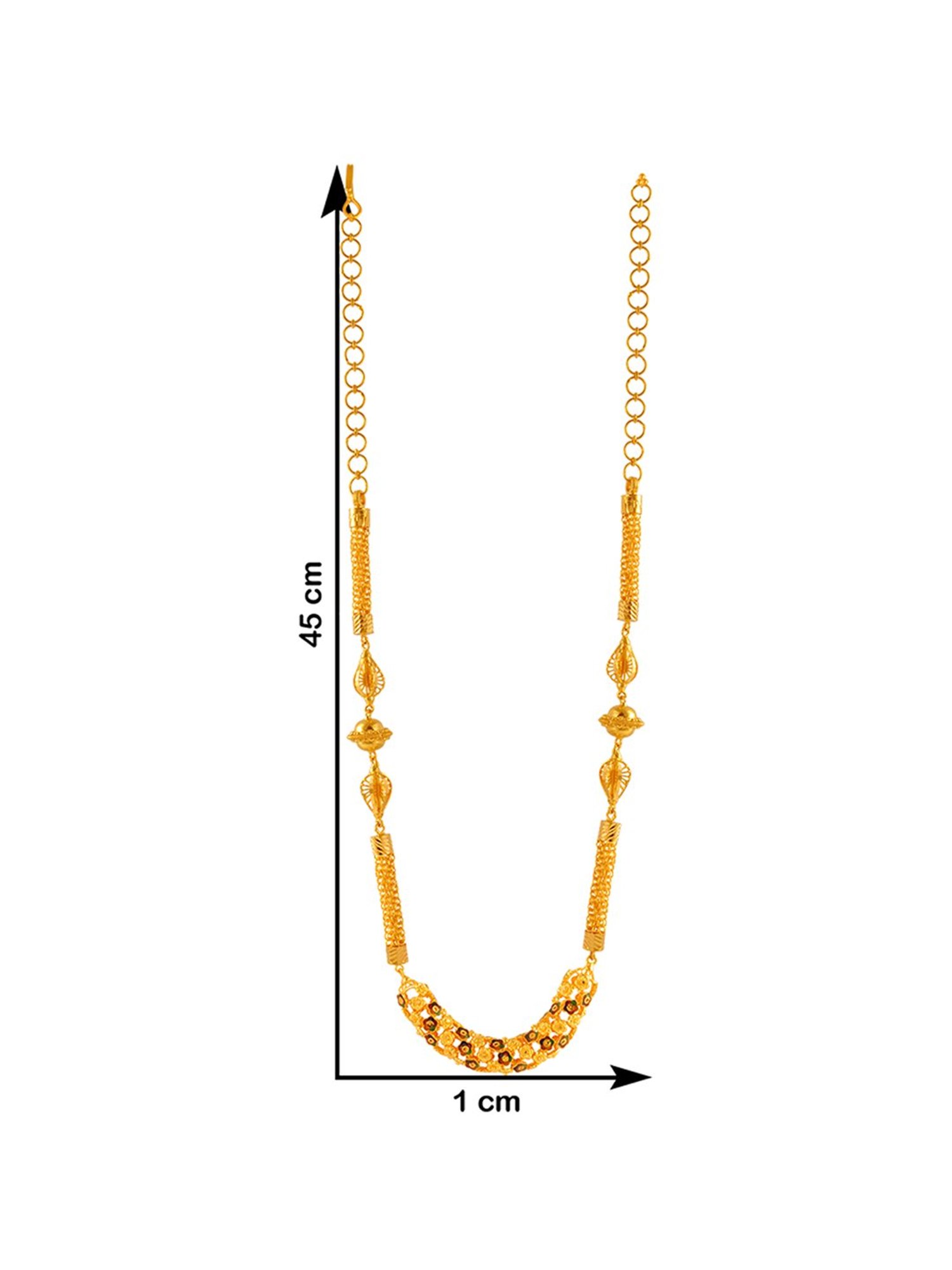 Malabar Gold and Diamonds 22k Gold Necklace for Women