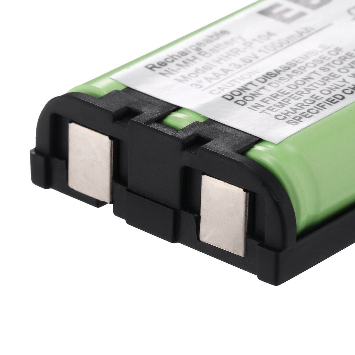 EBL 10 Pack HHR-P104 Batteries 1000mAh 3.6V Cordless Home Phone Replacement Battery for HHR-P104 P104A KX-TG2314 KX-TG2388B