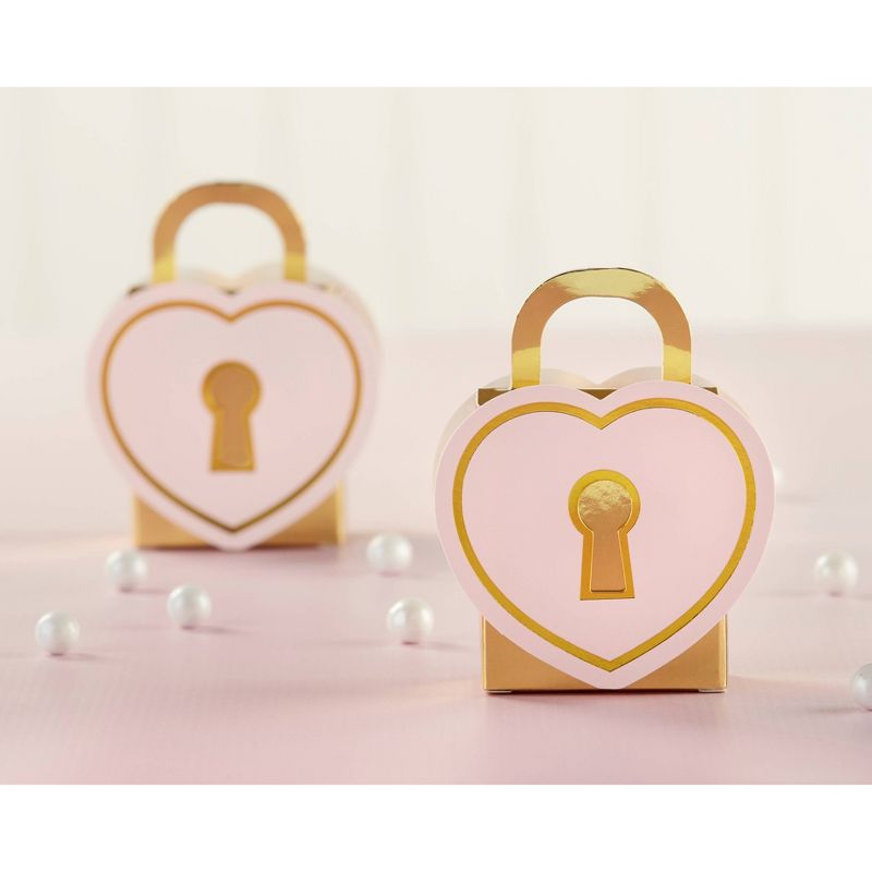 24ct Love Lock Favor Box