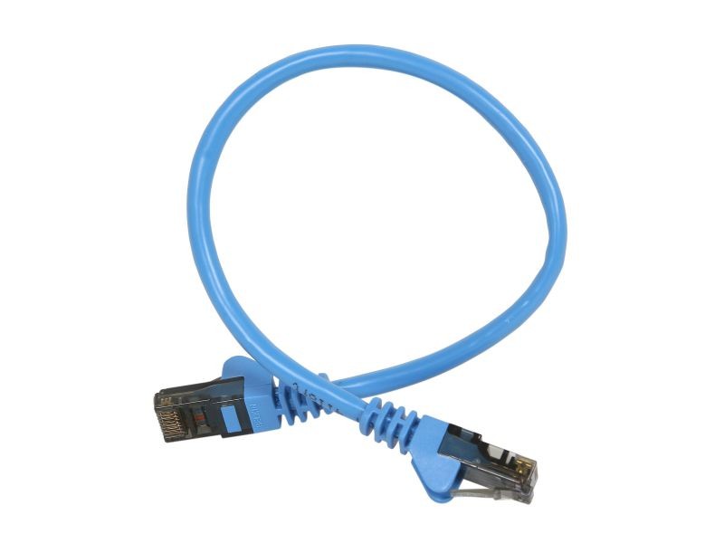 Belkin A3L980-01-BLU-S 1 ft. Patch Cable CAT6 Snagless RJ-45M / RJ-45M