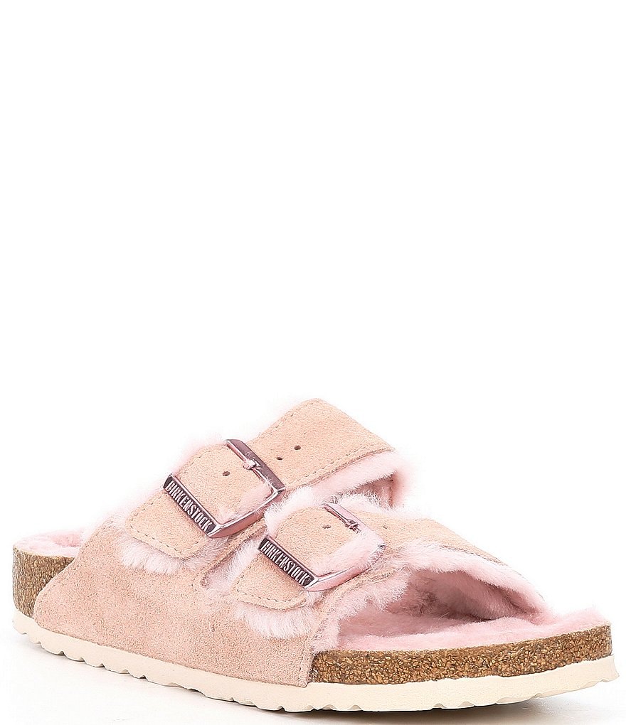 Birkenstock Women's Arizona Suede Shearling Sandals