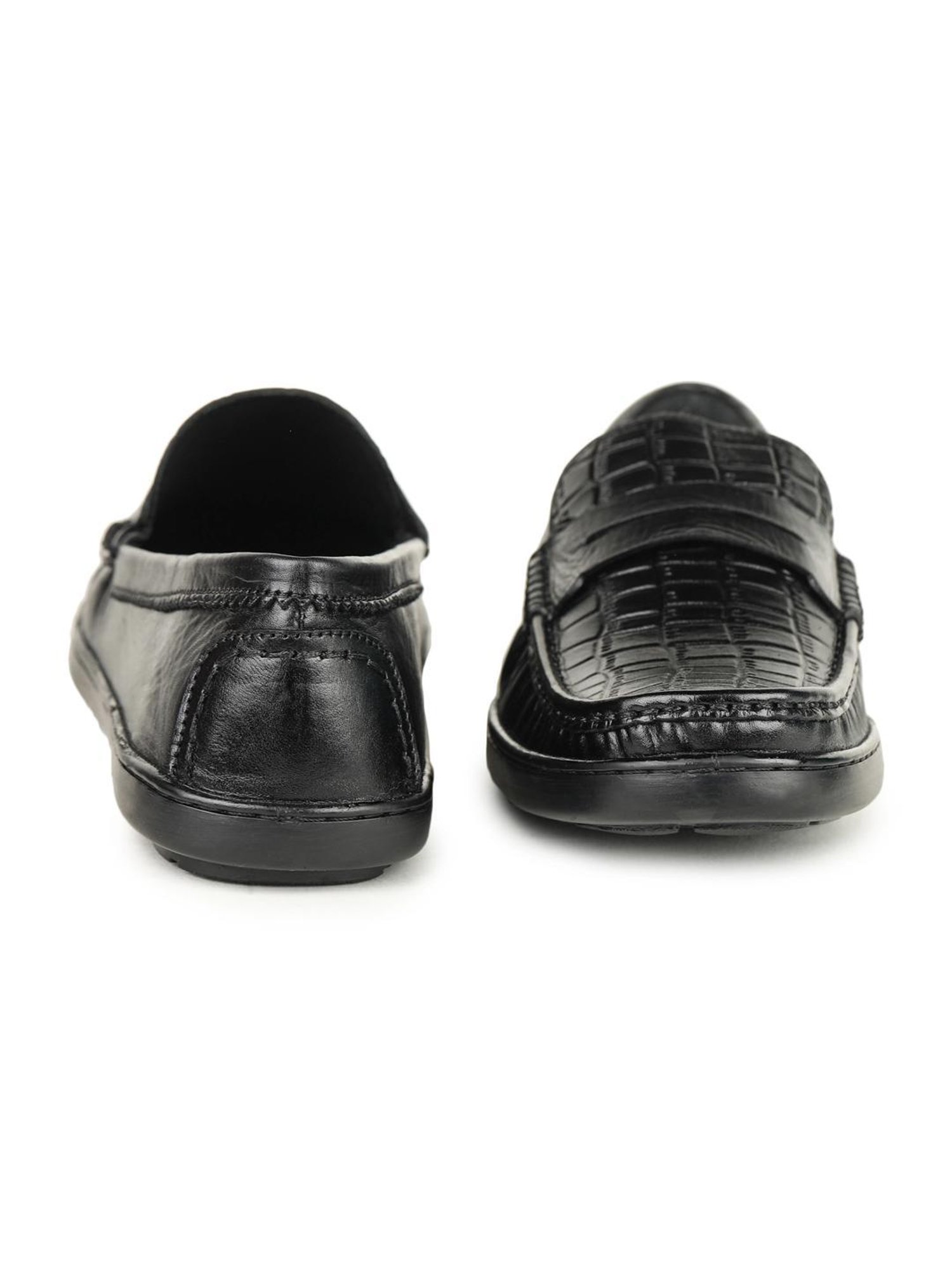 Britmen Men's Black Casual Loafers