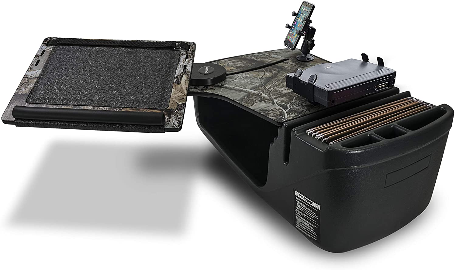 AutoExec AUE10725 Reach Desk Front Seat Car Desk Realtree Edge Camouflage with Phone Mount and Printer Stand
ReachDesk-03 FS Printer RTEC