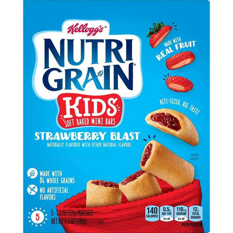 Nutri-Grain Kids Strawberry Blast Breakfast Bars- 5ct
