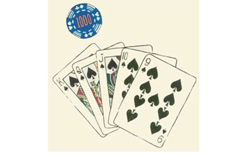 Poker Double Wallpaper Roll - York Wallcoverings..