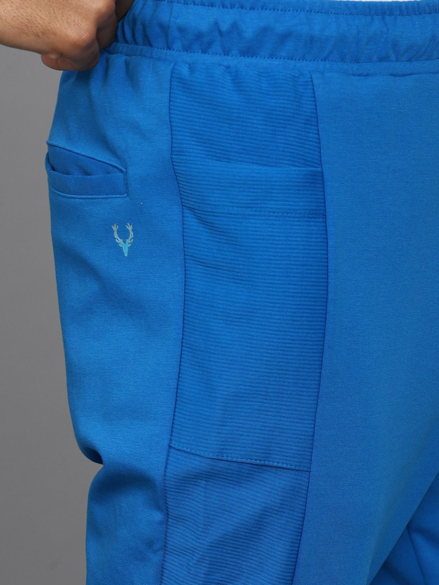 Tribe by Allen Solly Blue Regular Fit Joggers