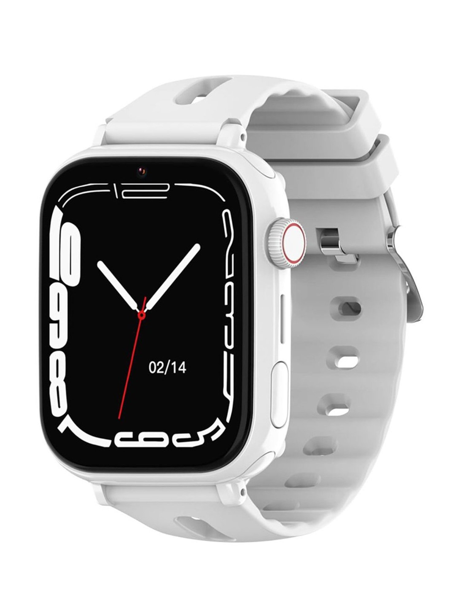 Turet Taffy 4G Smartwatches for Kids with Live Tracker GPS Watch, Waterproof, Long Battery (White)