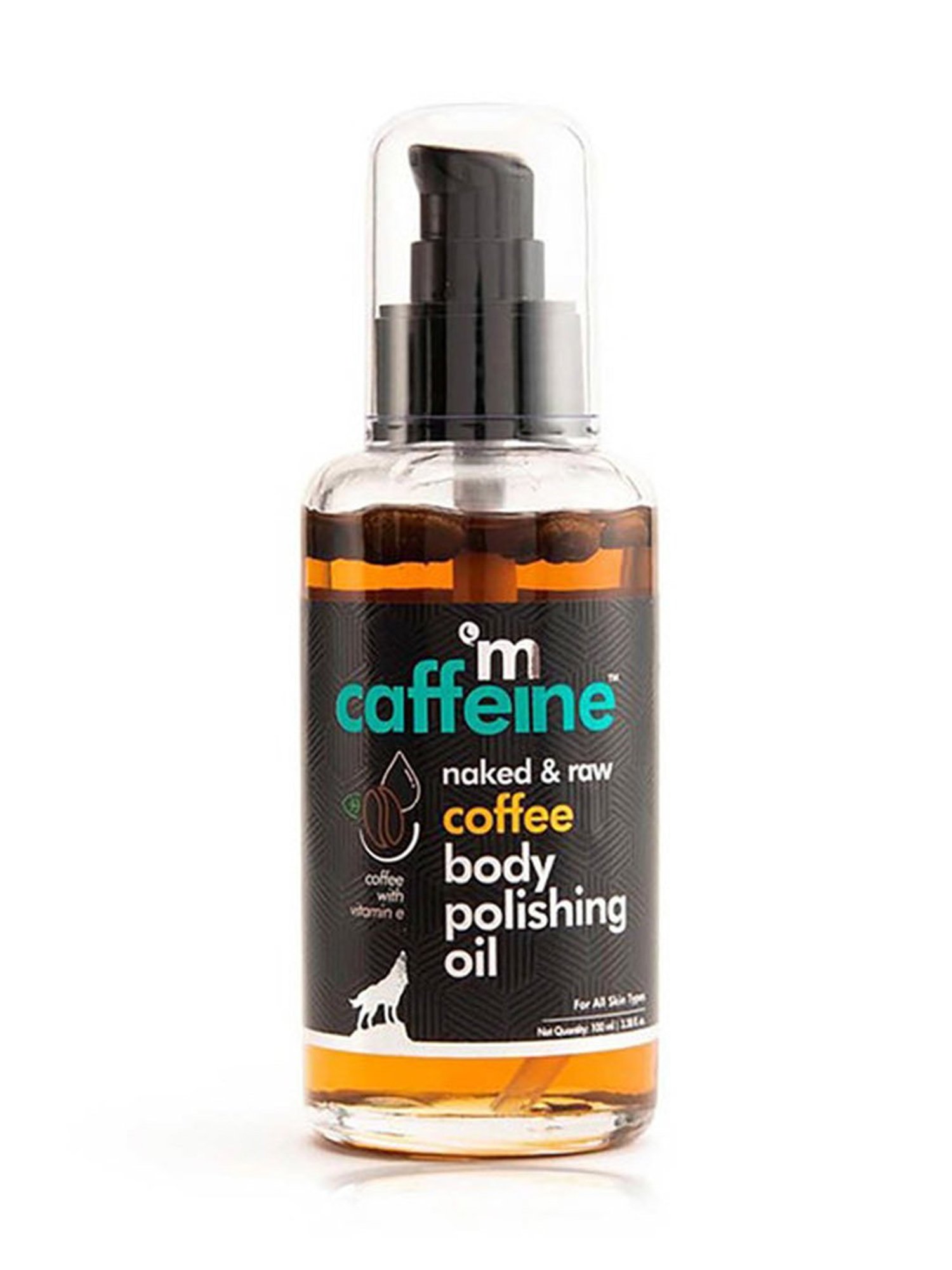 mCaffeine Naked & Raw Coffee Body Polishing Oil - 100 ml