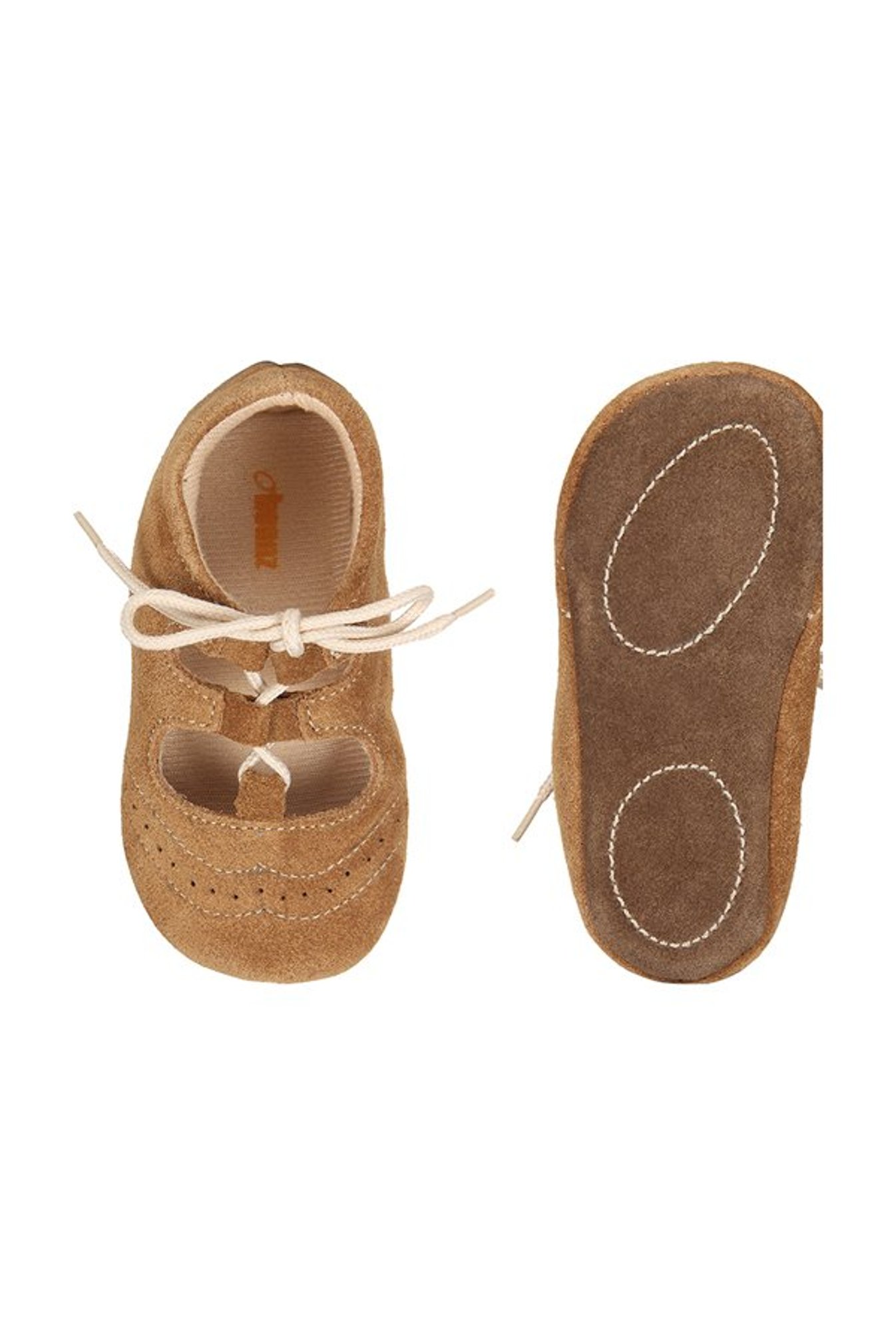 Beanz Kids Wesley Beige Lace Shoes