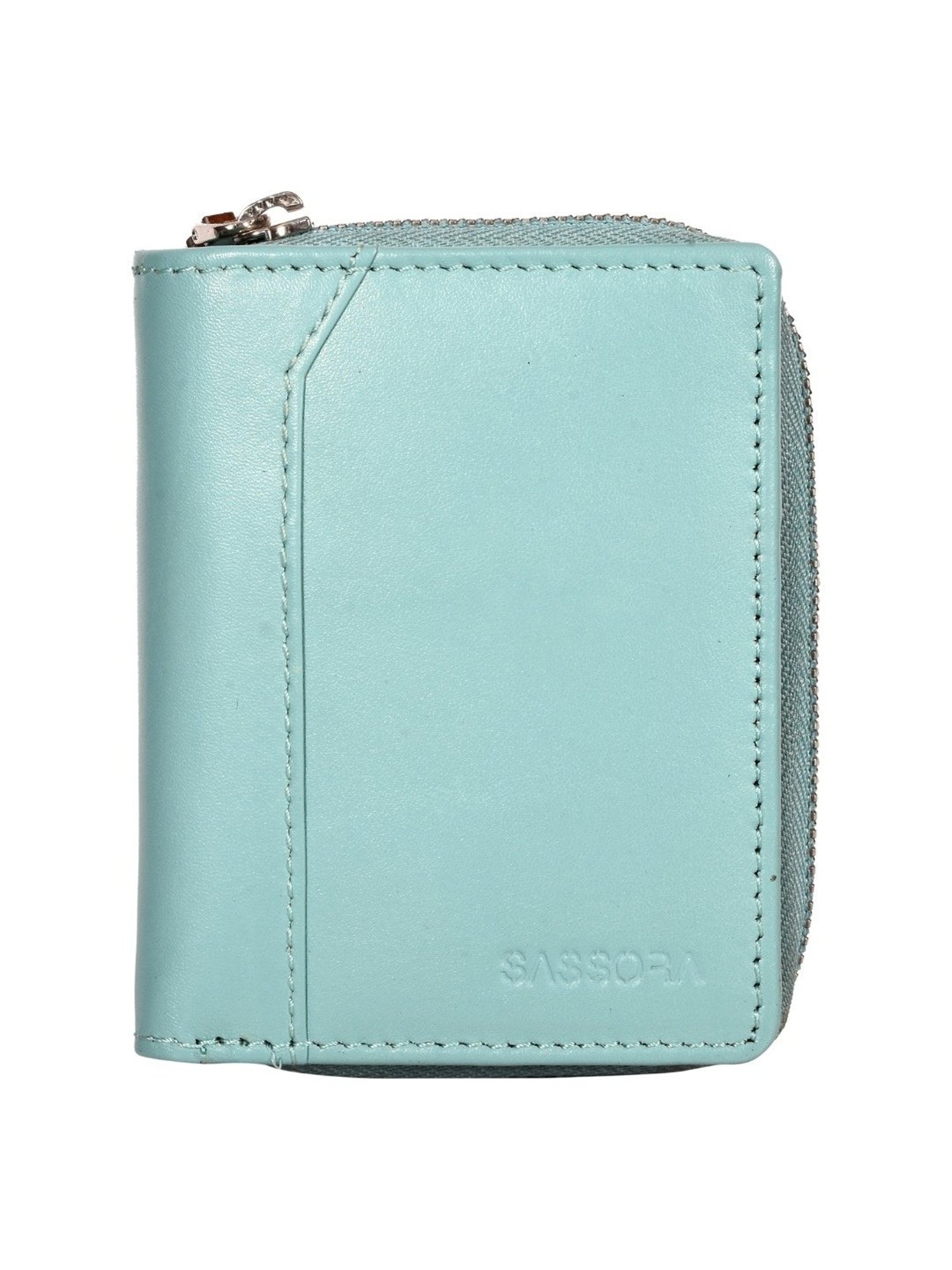 SASSORA NOVA Blue Leather Wallet