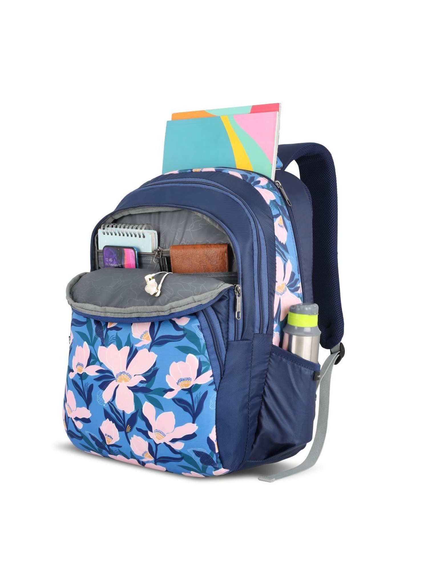 LAVIE SPORT Navy Printed Backpack
