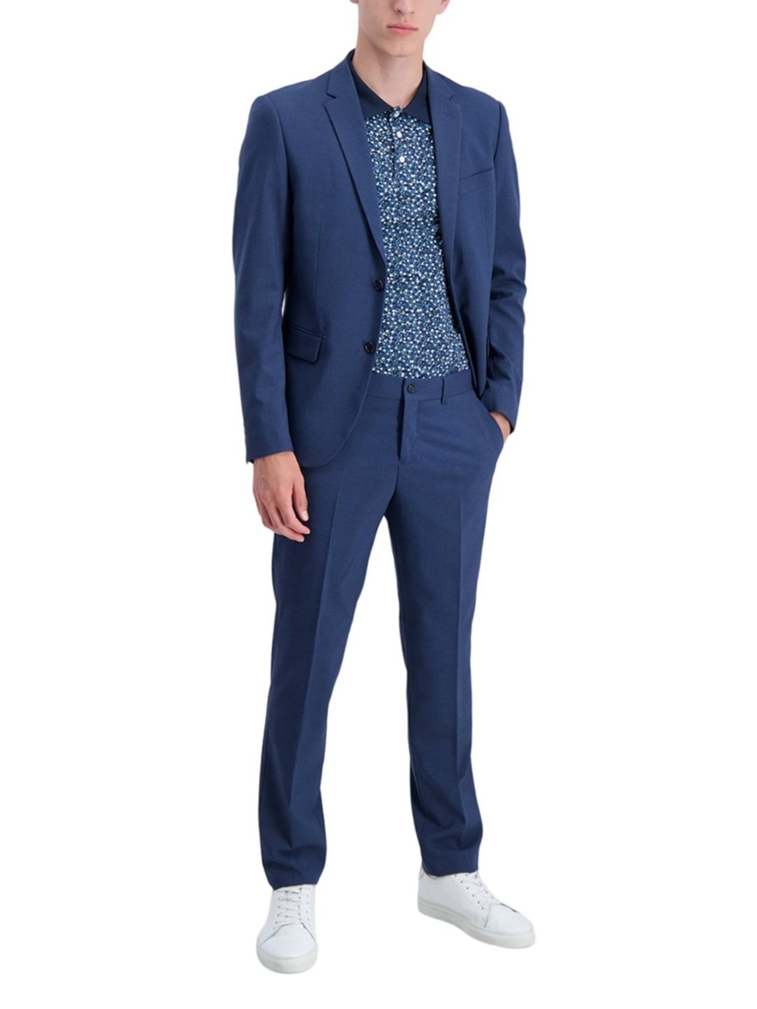 Lindbergh Blue Slim Fit Two Piece Suit
