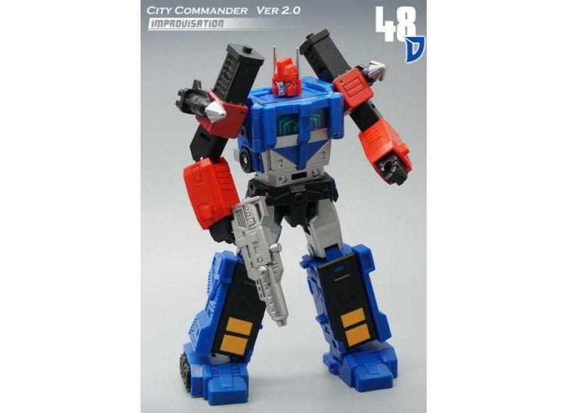 MF-48D City Commander Improvisation | Mech Fans Toys Action figures