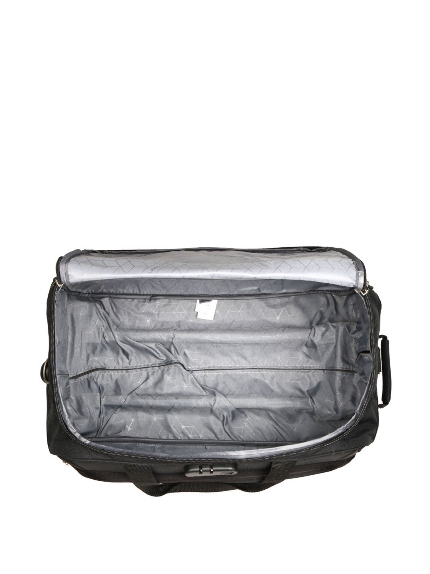 Lavie Sport 57 cms Anti-theft Sage Wheel Duffle Bag  | Duffle Bag (Black)