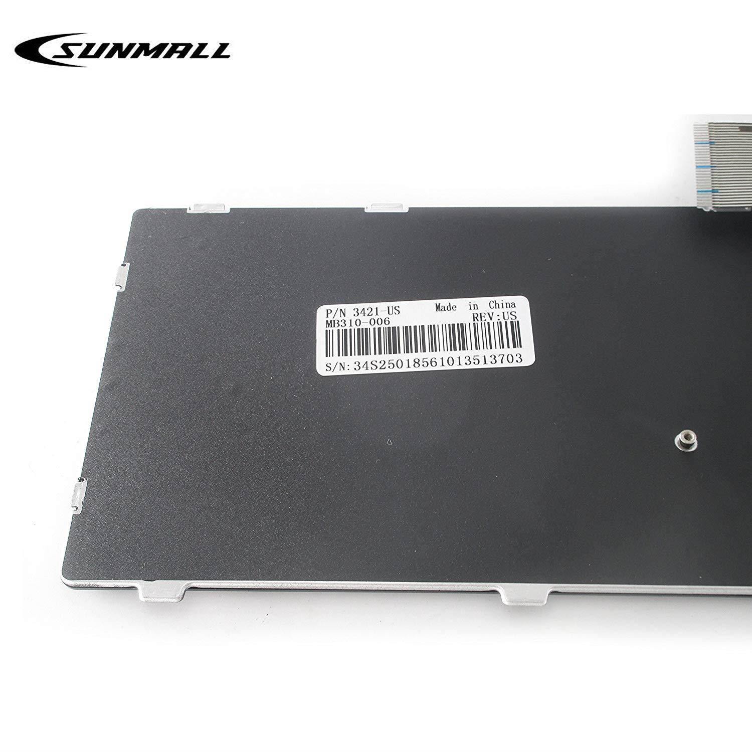 SUNMALL Keyboard Replacement Compatible with Dell Inspiron 14R 2158 3421 3437 5421 5437 15Z-5523 M431R,Vostro 2421, Latitude 3440 Series Laptop Black US Layout(6 Months Warranty)