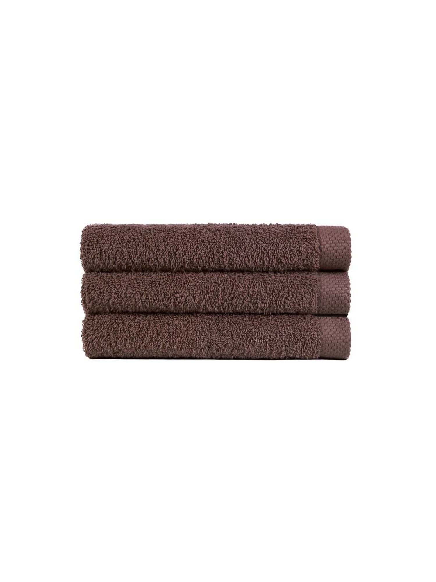 DDECOR Live Beautiful Brown Cotton 550 GSM Bath Towel - Set of 1