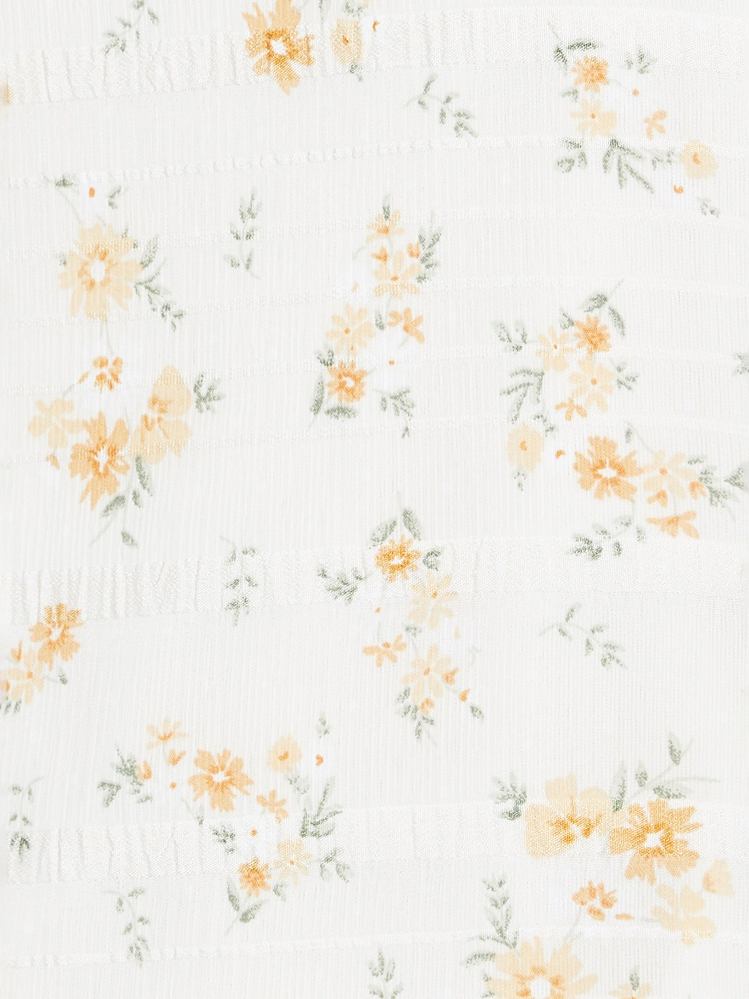 Ginger by Lifestyle White Floral Print Top