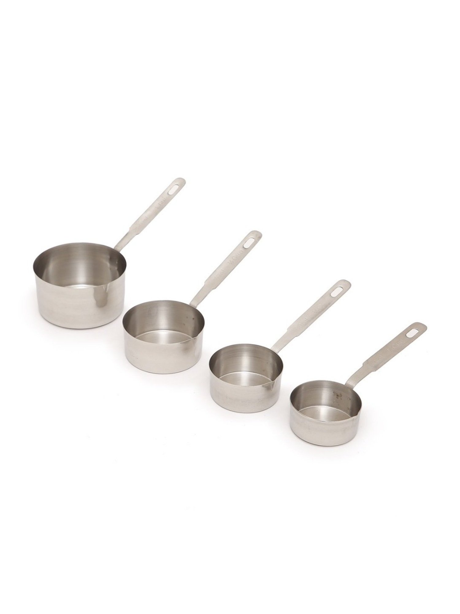 KitchenCraft Black Plastic Magnetic Measuring Cup - Set of 4