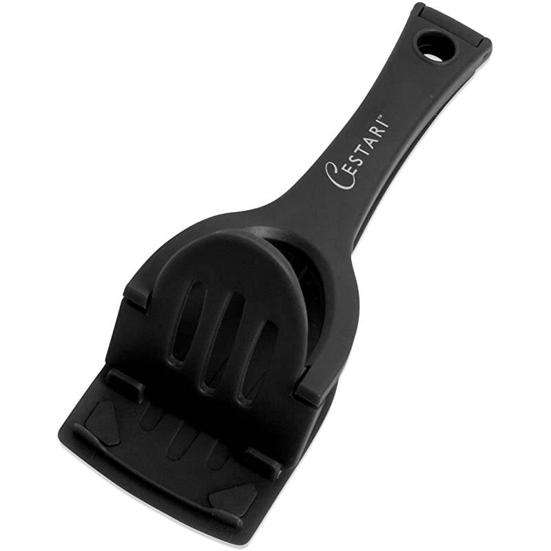 Recipe Holder Stand for Smartphones and Tablets Keep Your Phone Kindle or iPad Convenient While Cooking Original Kitchen Gadget Phone and Tablet Stand Black by  Kitchen